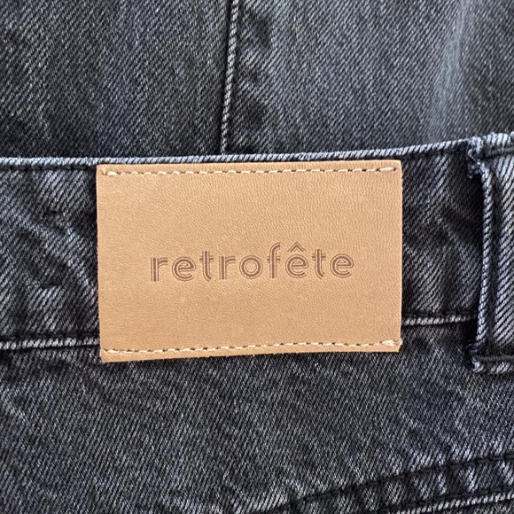 NEW Retrofete Taylor Jeans Black 26 - Picture 16 of 17